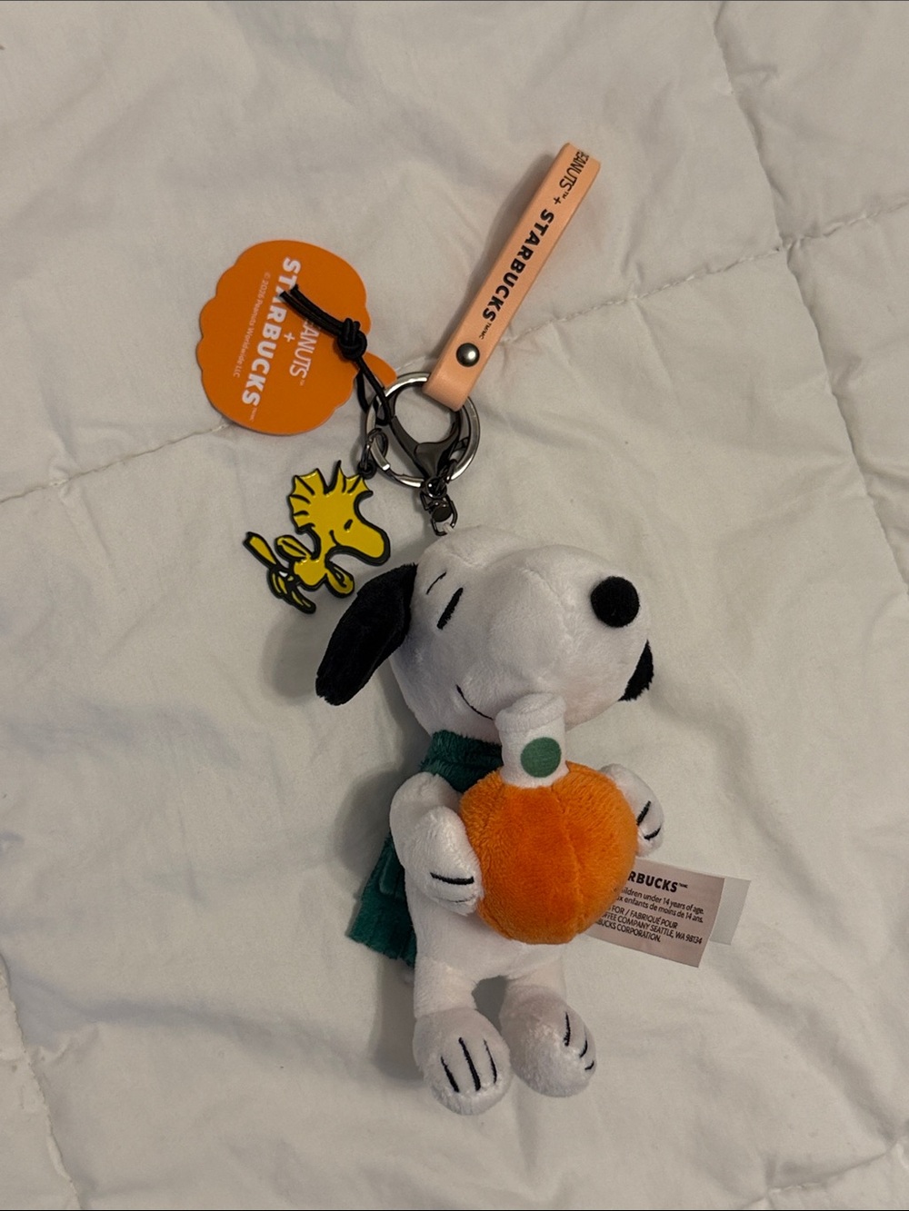 Starbucks x Snoopy Plush Keychain